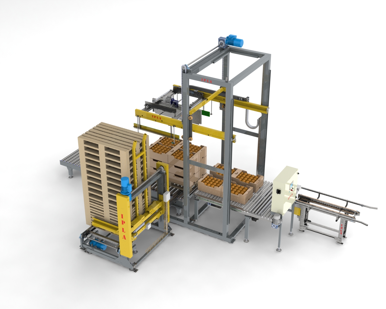 Clamps palletizer